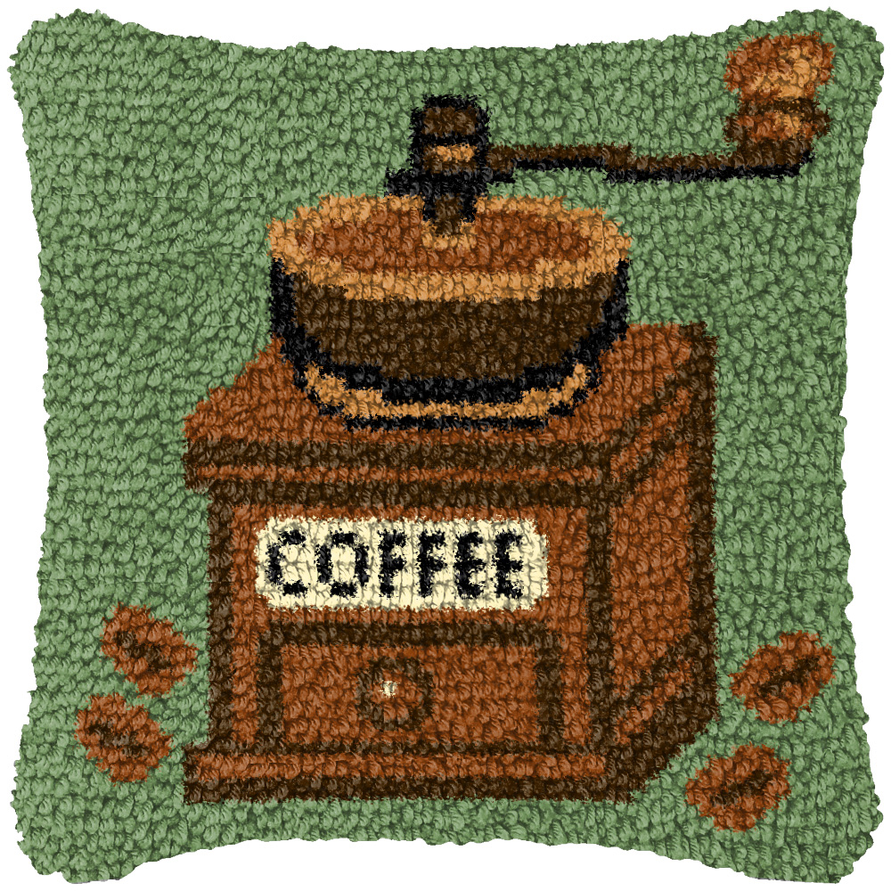 Cartoon Food Smyrna Latch Hook - Home.Textiles Cushion avis et prix