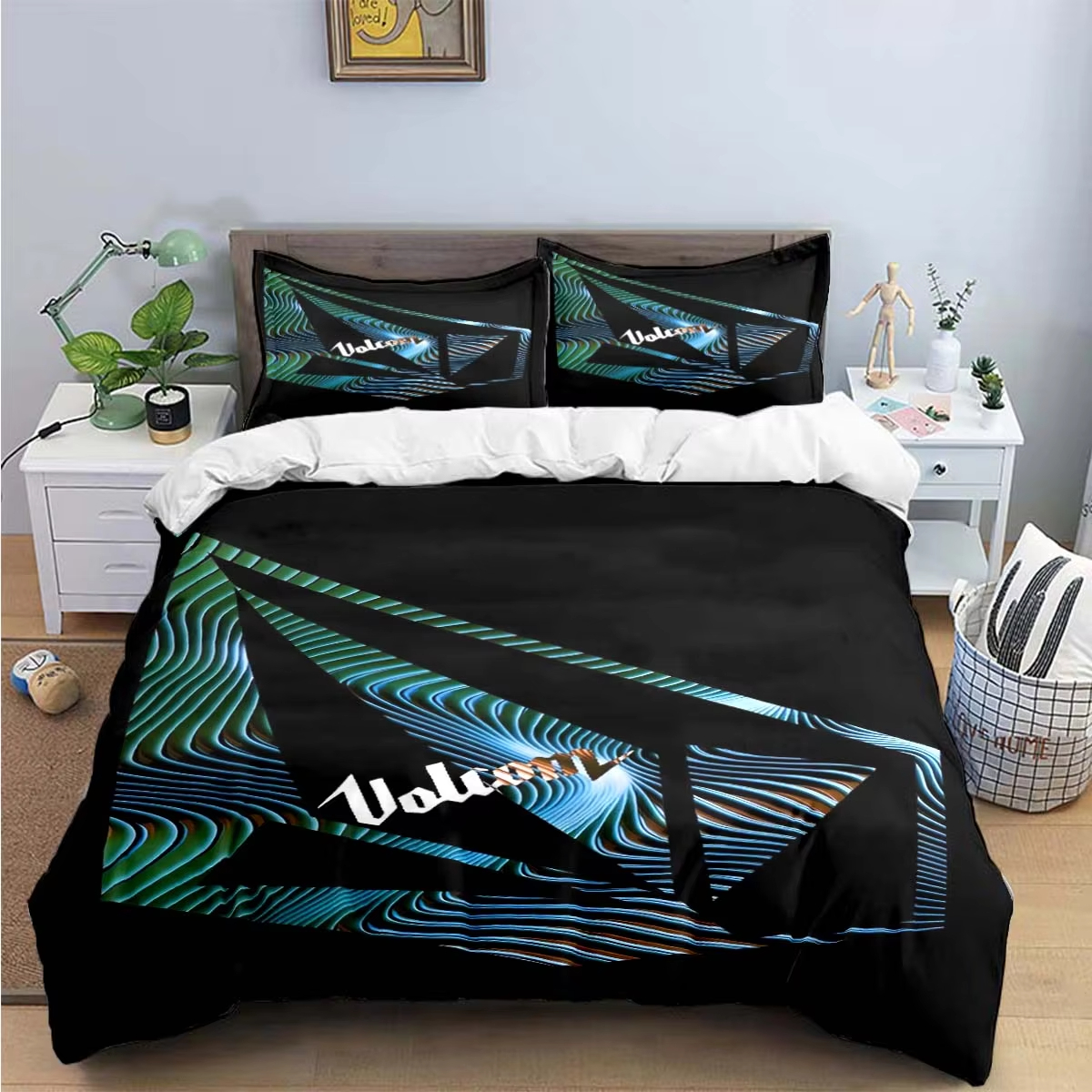 New V-VOLCOM 3d Print Bedding  - Home Textiles Luxury avis et prix