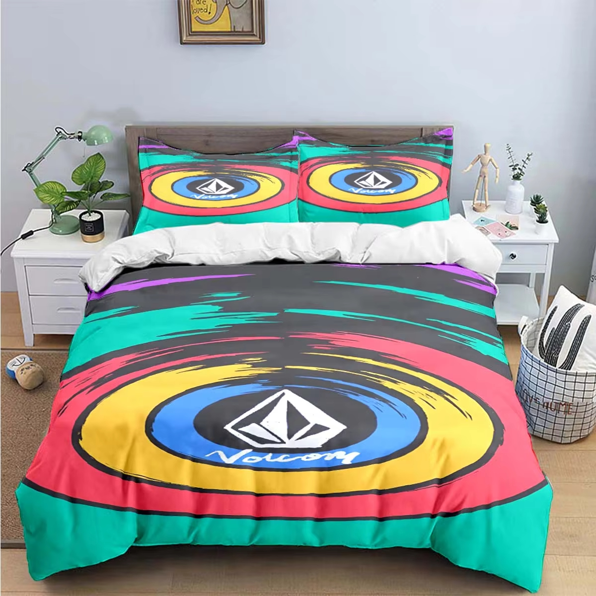 New V-VOLCOM 3d Print Bedding  - Home Textiles Luxury avis et prix