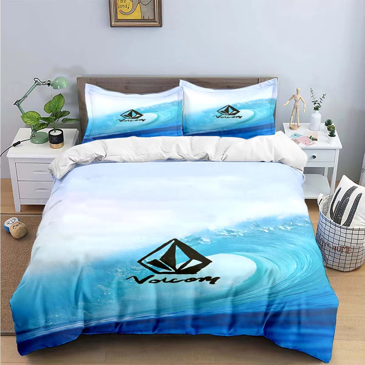 New V-VOLCOM 3d Print Bedding  - Home Textiles Luxury avis et prix