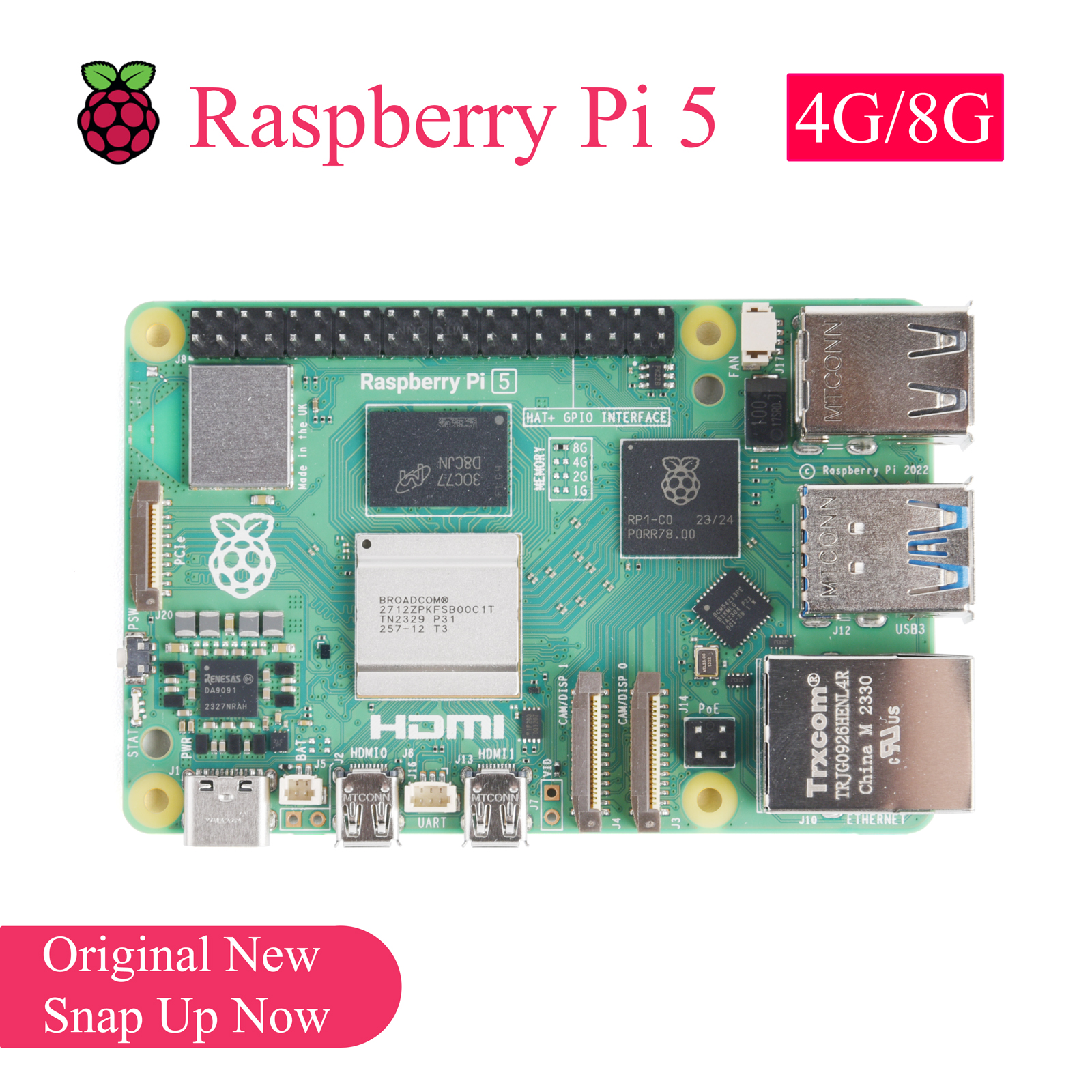 1PCS Original Raspberry Pi 5 4 - Diy Home Automation Raspberry Pi recensione e prezzo