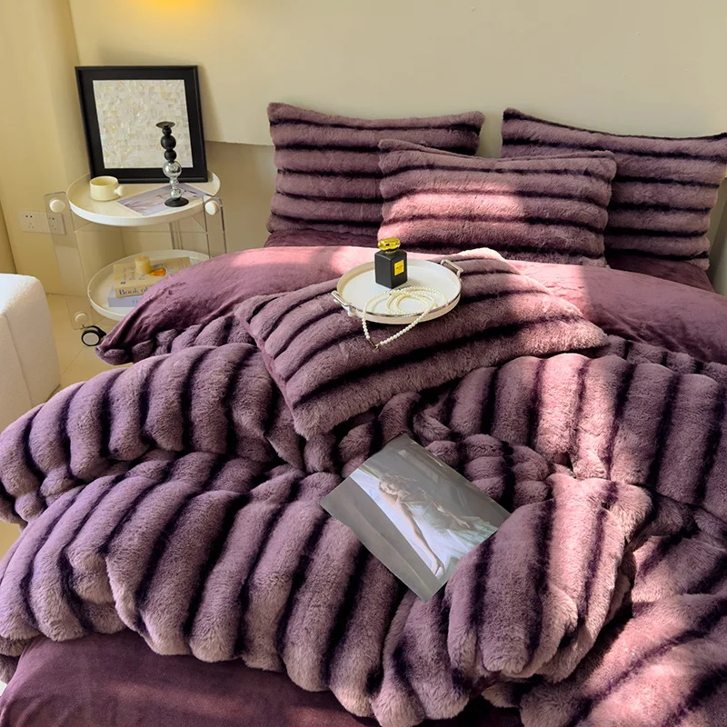 Rabbit velvet milk velvet thic - Bed Sheet Microfiber avis et prix