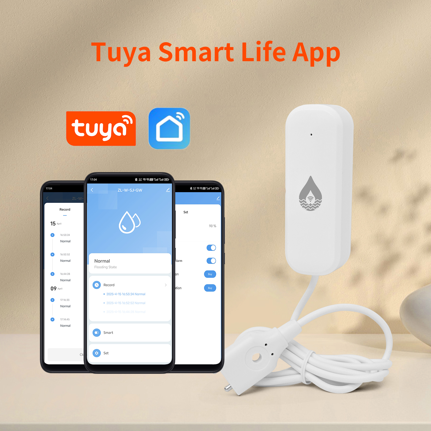 YFK Tuya WiFi Water Leakage Se - Home Automation Ideas recensione e prezzo