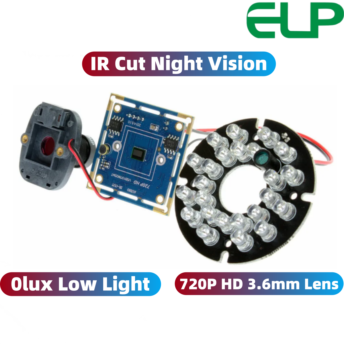 ELP 720P HD IR USB Camera with - Home Automation Raspberry Pi recensione e prezzo