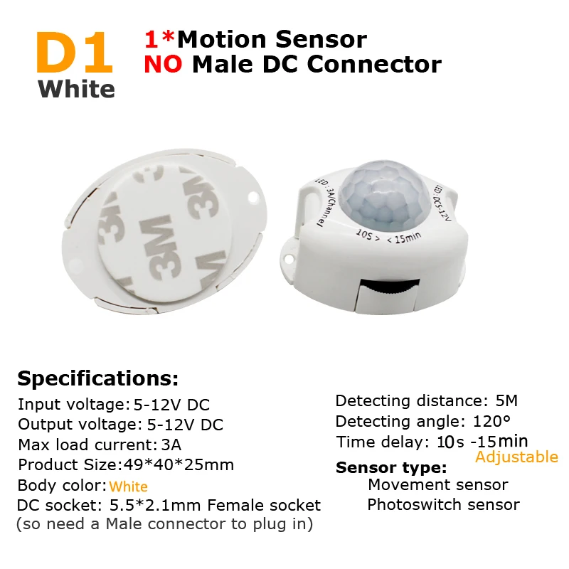 PIR Motion Sensor Switch 12V D - Motion Sensor Pir Wired recensione e prezzo