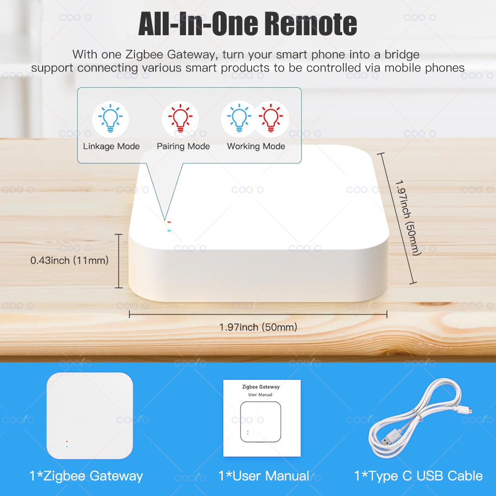 Zigbee 3.0 Gateway Hub Smart H - Home Automation Ideas recensione e prezzo