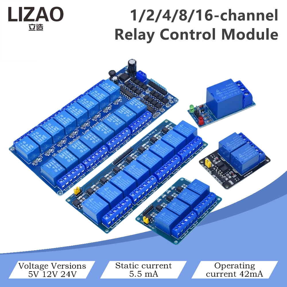 5V/12V/24V 1/2/4/8/16 Channel  - Diy Automation Projects recensione e prezzo