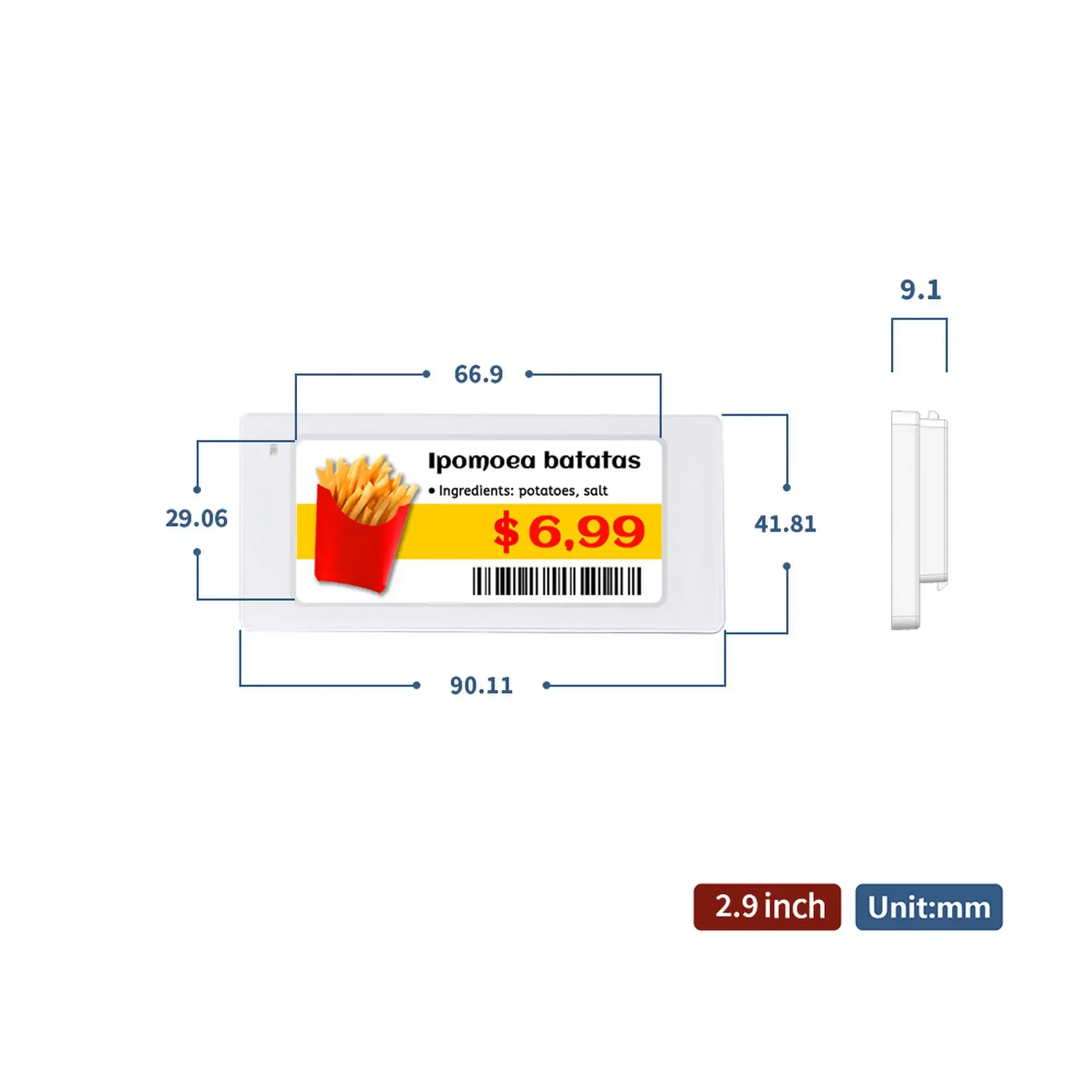 10pcs 2.9 Inch Size Digital Pr - Display Epaper 2.9 recensione e prezzo