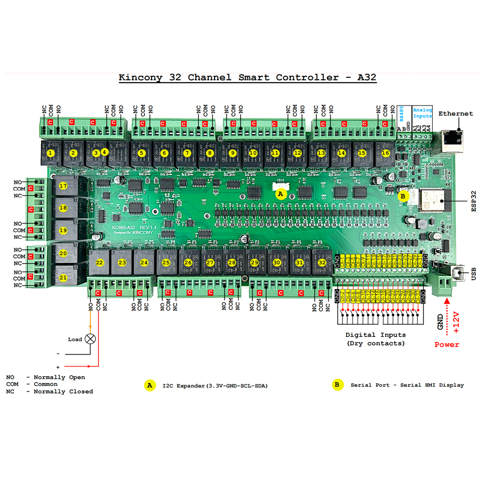 KC868-A32 ESP32 Wifi  RS232 US - Home Automation Arduino recensione e prezzo