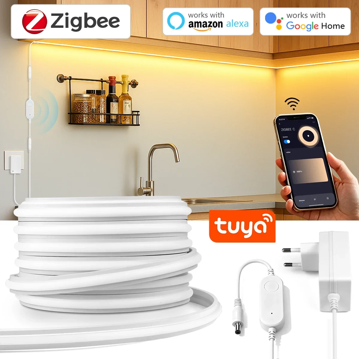 Zigbee 3.0 24V Neon LED Strip  - Zigbee Coordinator Stick recensione e prezzo