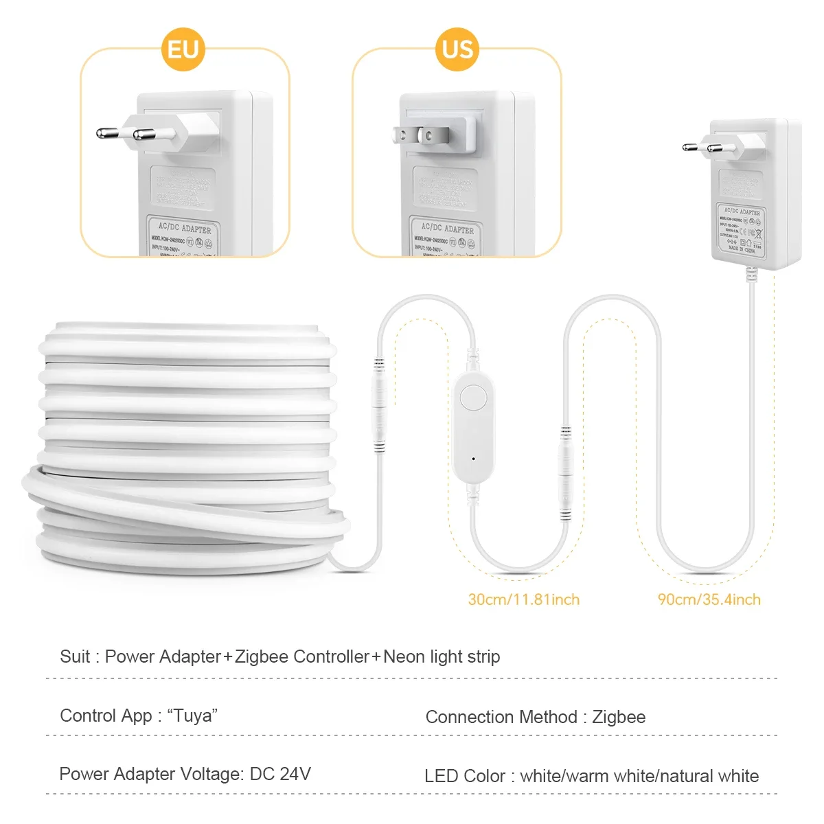 Zigbee 3.0 24V Neon LED Strip  - Zigbee Coordinator Stick recensione e prezzo