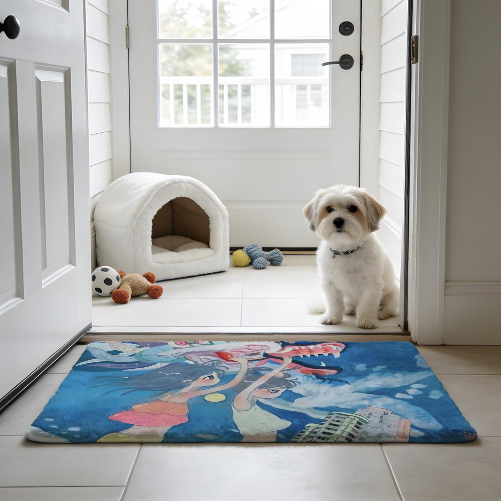 A-Aya Takano Anime Floor Mat F - Aya Home Textiles avis et prix