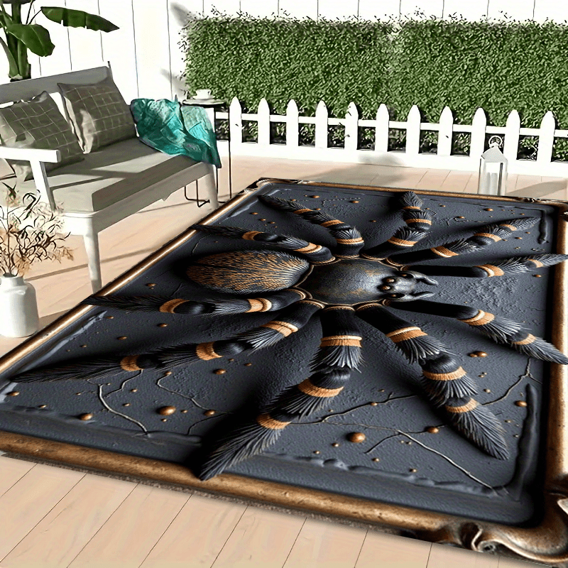 Black Spider Pattern Entrance  - Home Textiles Rug avis et prix