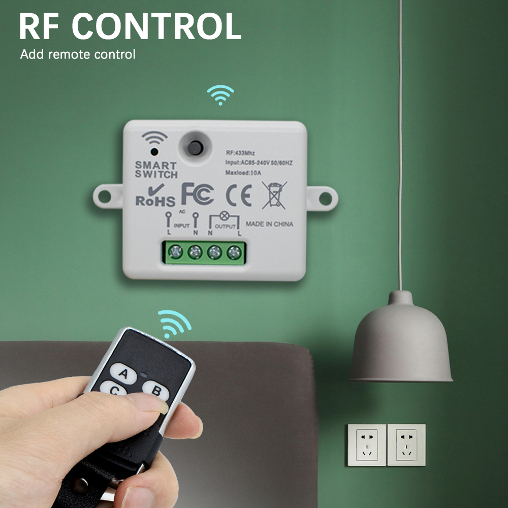 220V 1CH Wireless Remote Contr - 433Mhz Receiver Module recensione e prezzo