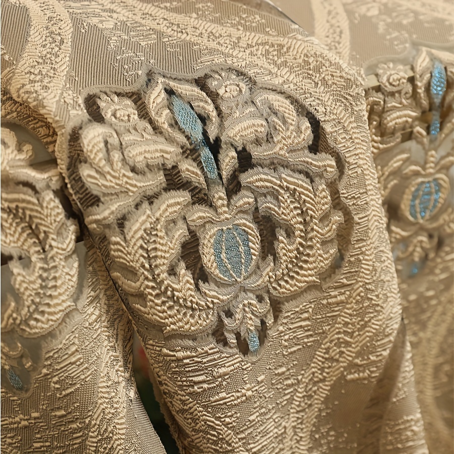 1pc Coffee 3D Embossed Sheer C - Curtain Sheer Voile avis et prix