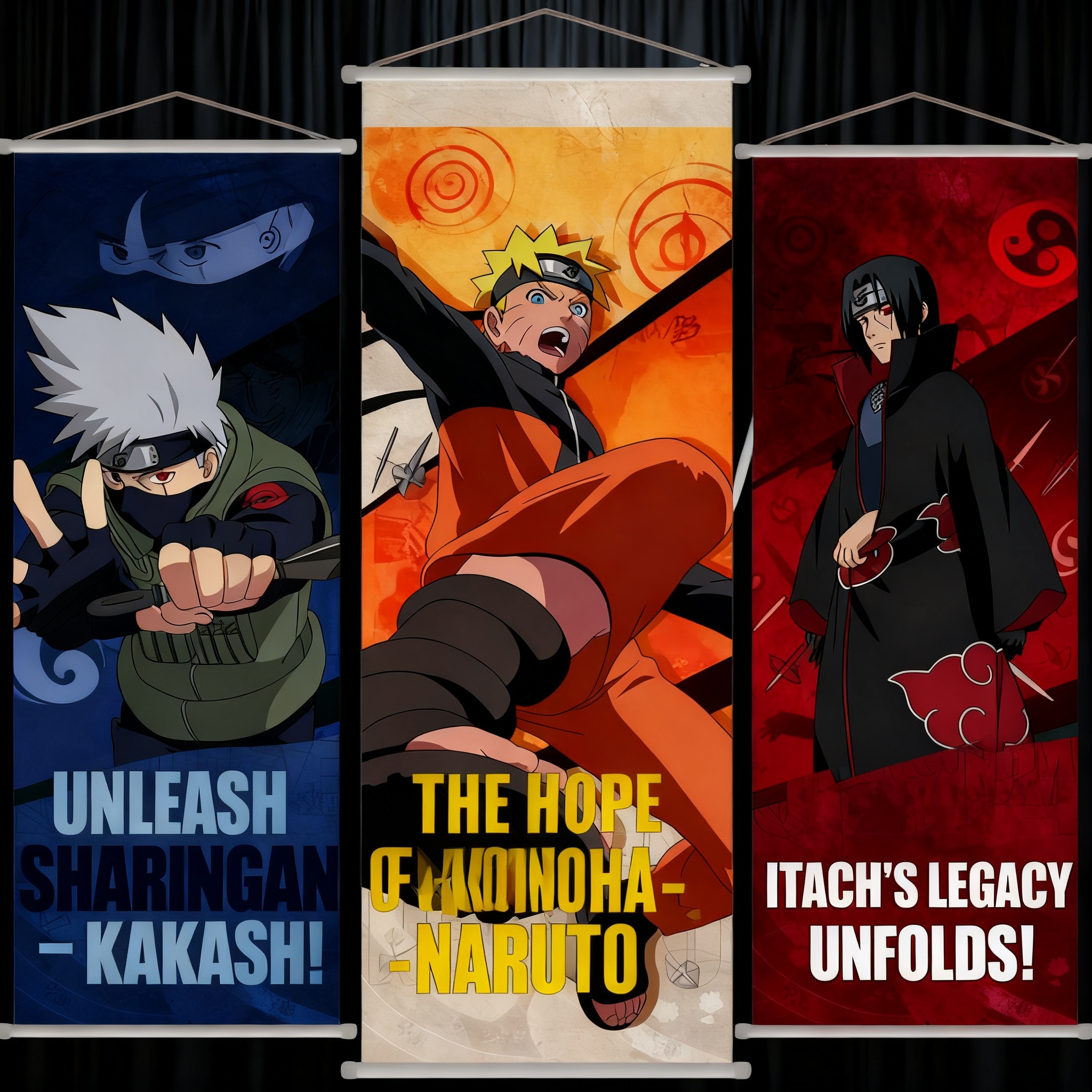 Naruto Anime Uzumaki Long Scro - Textiles For Home avis et prix