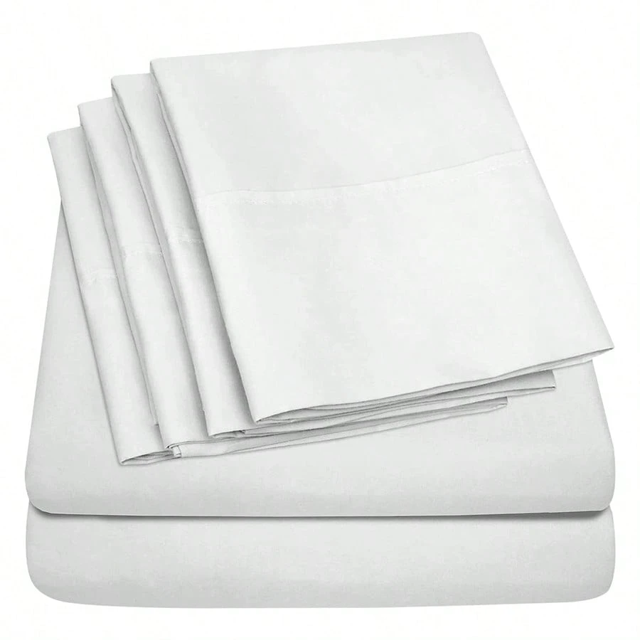 6-Piece Super Soft Deep Pocket - Bed Sheet Microfiber avis et prix